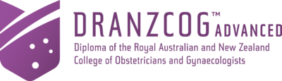 DRANZCOG Advanced Logo Horizontal Extended Title Full colour on transparent background TM