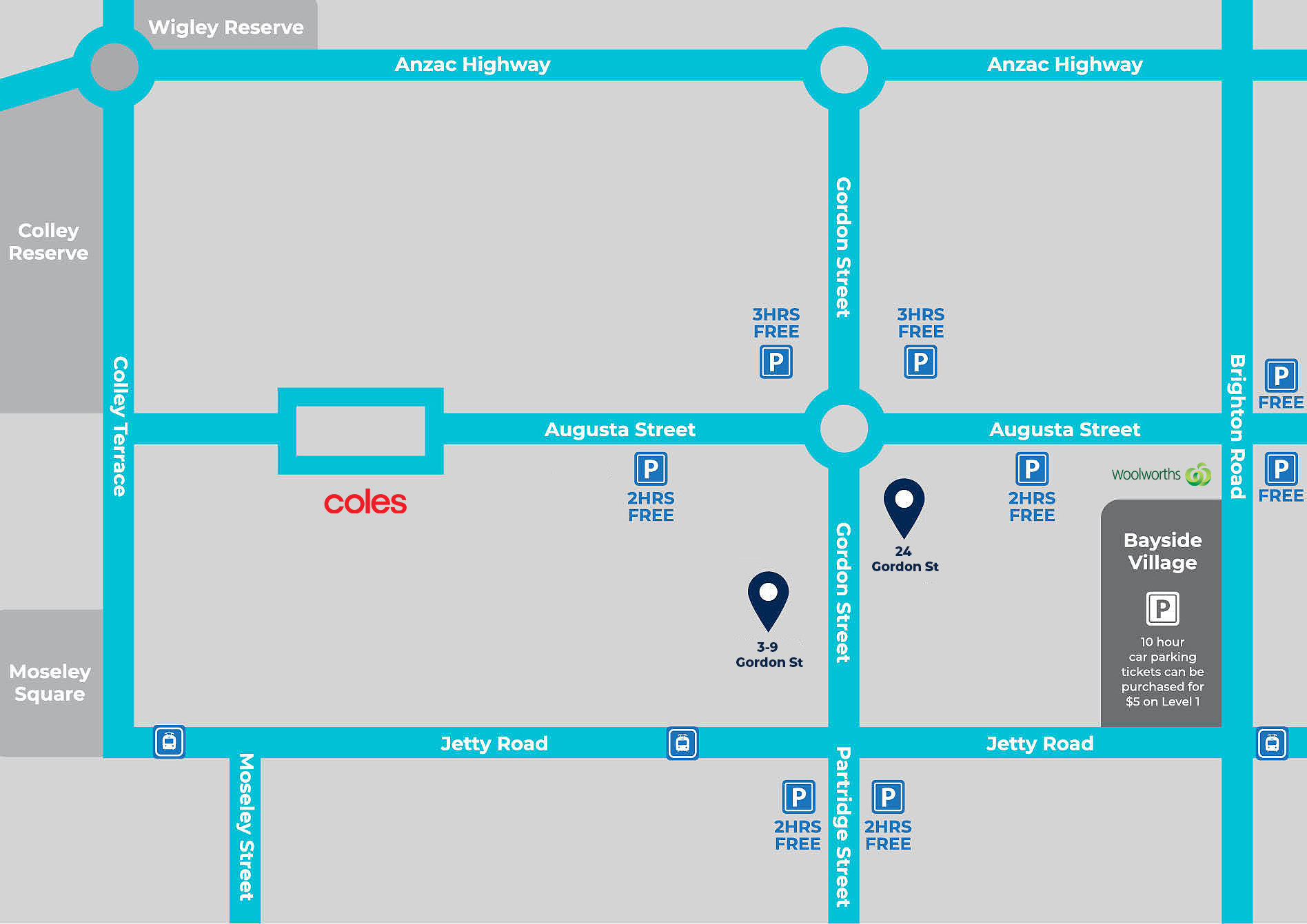 Flinders Fertility Parking Map